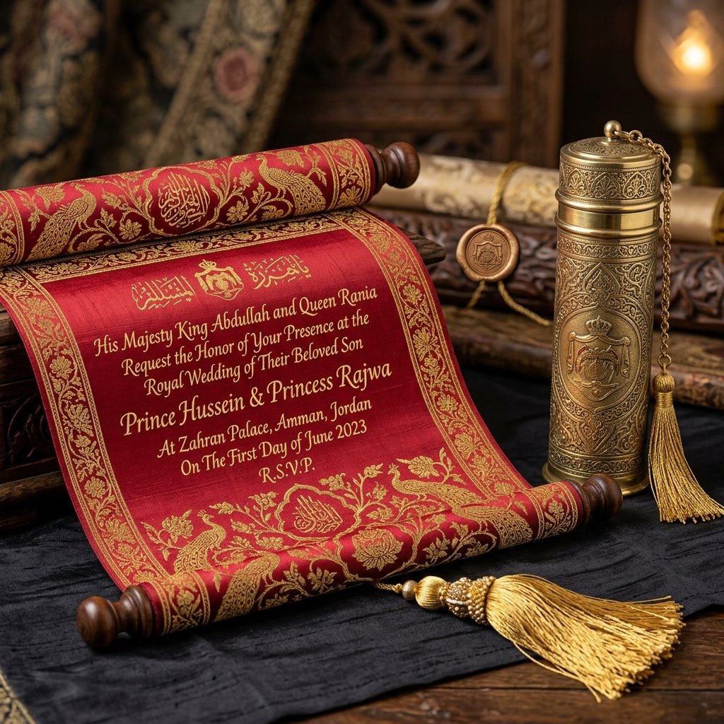 Royal Scroll Invitation